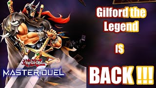 YuGiOh Master Duel  Gilford the Legend Deck Profile 2022 [upl. by Aplihs]