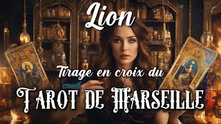 🎴 LION  TIRAGE EN CROIX  quotRECULER POUR MIEUX SAUTER quot [upl. by Benilda]