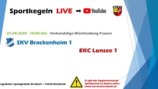 SKV Brackenheim 1  EKC Lonsee 1 Verbandsliga Frauen [upl. by Eneja871]