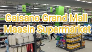 Gaisano Grand Mall Maasin Supermarket [upl. by Materse]