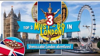 Top 3 MustExperience Things in London Discover Londons Hidden Gems [upl. by Anila]