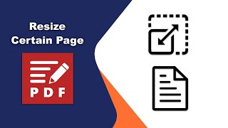 How to resize certain pages in PDF XChange Editor [upl. by Siravaj]