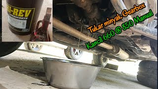 Tutorial Service Minyak Gearbox Kancil 660850 Manual [upl. by Elfrieda]