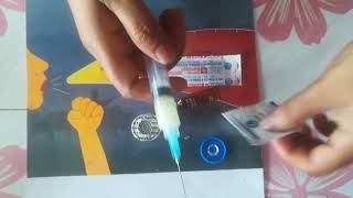 Antibiotics injection Ceftriaxone sodium Topcef 500 mg IV injection  push child Ep1 [upl. by Gerry]