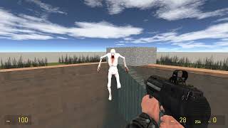 SCP 096 and SCP 096 paradox and SCP 173  s CHAOS in MAZEGARRYS MOD SANDBOX [upl. by Rochester]