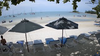 🔴 Bay Beach Resort Xtra  Choeng Mon Beach  Koh Samui  Thailand  Live Beach Webcam  2160p 4K [upl. by Madora]