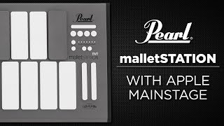 Pearl malletSTATION  Connecting to Apple MainStage [upl. by Arrak]