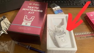 How to Use Pdoo Teeth Whitening Kit My Only Issue With It [upl. by Hulton]