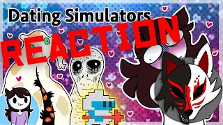 The Weirdest Dating Simulators I could find  Jaiden Animations REACTION [upl. by Raquela]