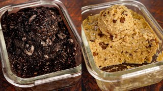 5 Minute No Bake Protein Oatmeal Cookie Dough [upl. by Annia]