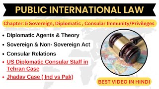 Sovereign Diplomatic and Consular ImmunityPrivileges  Types of Diplomatic Agents Jadhav Case [upl. by Nesahc]