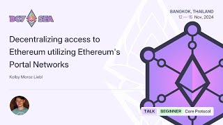 Decentralizing access to Ethereum utilizing Ethereums Portal Networks [upl. by Betta88]