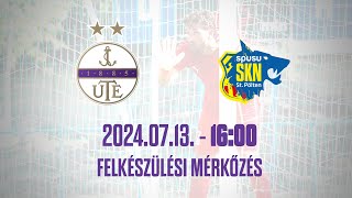 Újpest FC  SV Waldhof Mannheim Felkészülési mérkőzés [upl. by Paza580]