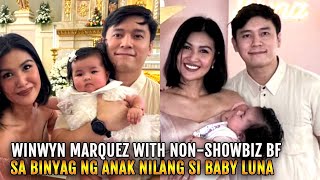 Panoorin Ang GWAPONG Boyfriend ni Winwyn Marquez sa BINYAG ng anak nila na si Baby Luna [upl. by Zumstein332]