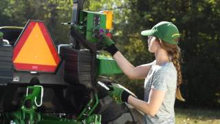 Maintain gravel drive using a box blade w hydraulic scarifiers  John Deere Tips Notebook [upl. by Yrolg907]