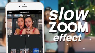 EMMA CHAMBERLAIN SLOW ZOOM IN EFFECT ON IPHONE Updated [upl. by Uhej]