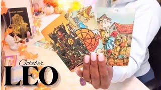 LEO ♌️  WOW 🤯 SPEECHLESS Leo 😲 Tarot October [upl. by Einnok]