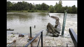 VIDÉO La tempête Kirk a laissé des traces de son passage en Val de Loire et dans le Poitou [upl. by Rehpotsirhc362]