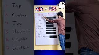 British English vs American English  Part 7  😲 QuickLingoAmit britishenglish americanenglish [upl. by Andree]