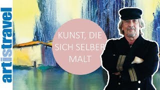 Gerd Ruhland zeigt Kunst die sich selber malt [upl. by Eintroc]