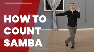 SAMBA Lesson – Promenade to Counter Promenade Runs Natural Pivots Shadow Reverse Rolls  Tutorial [upl. by Dalenna]