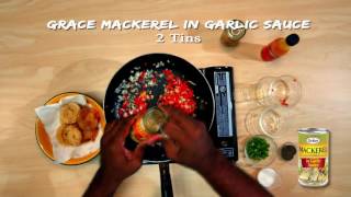 Amazing Homemade Recipe using Bammy amp Grace Mackerel [upl. by Eednyl]