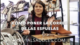 Cómo poner la correa de las espuelas MRoyal Saddles [upl. by Arammahs]