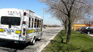 First Transit Ford paratransit bus  5837 Glenview IL [upl. by Areikahs808]