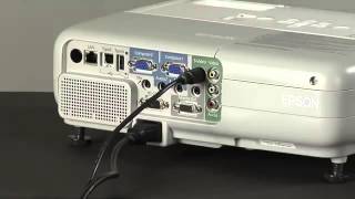 How to Connect to an Epson Projector [upl. by Aicemat932]