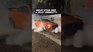 Shelby GT500 doing CRAZY burnout shorts [upl. by Utta71]