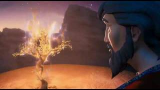 Animated  God speaking to Moses from the Burning Bush [upl. by Gilliette821]