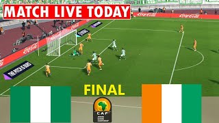 Nigéria VS Côte dIvoire  FINAL Africa Cup of Nations 2024 ⚽ Goals amp Highlights eFootball 2024 [upl. by Ikcim966]