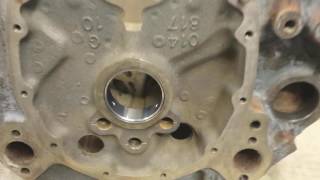 How to install chevy smallblock cam bearings [upl. by Fabyola952]