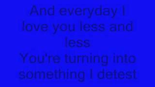 Kaiser ChiefsEveryday I Love You Less And Less Lyrics [upl. by Brigette]