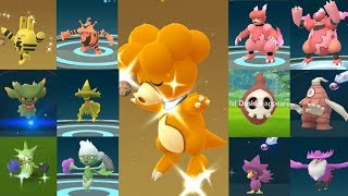 Half Release Shiny Sinnoh Stone Evolution Elekid Magby Roserade and more Pokemon Go Rewind 2018 [upl. by Pavyer826]