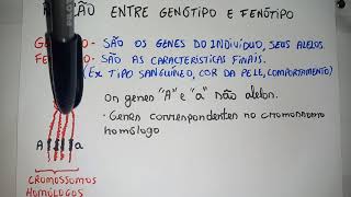 Genética Genótipo fenótipo e meio ambiente [upl. by Drofnelg]