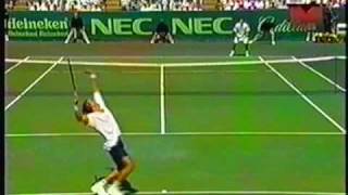 Pete Sampras Running Forehands  Amazing [upl. by Ttej]