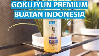 Review Hada Labo Gokujyun Premium Lotion MADE IN INDONESIA Hydrating Toner  Skin Oppa [upl. by Cacilia]