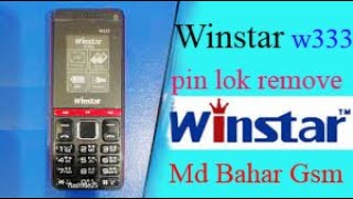 Winstar W333 Pin Lock Reset Factory Reset [upl. by Aldus]