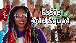 Essie Odd Squad Winter 2024 Nail Polish Collection Swatches And Review [upl. by Nomrah237]