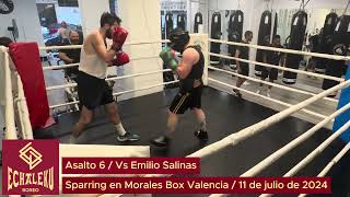 Sparring con Emilio Salinas y Pablo Vázquez en Morales Box Valencia  11 de julio de 2024 [upl. by Mavis]