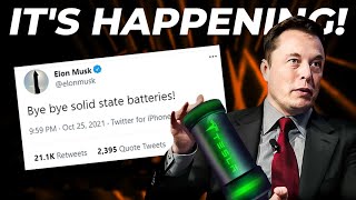 Why Teslas 4680 Battery Means THE END Of Solid State Battery According To Elon Musk [upl. by Ehcropal]