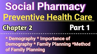 Preventive Health care  Demography in hindi  Family Planning  Method of family Planning [upl. by Enenaj554]