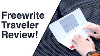 Freewrite Traveler Review  A Portable Distraction Free Writing Tool [upl. by Adnole]