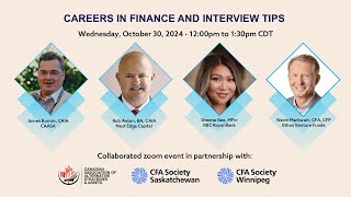 Careers in Finance amp Interview Tips 2024 [upl. by Coucher]