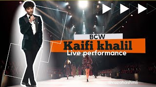 Kaifi Khalil  Live performance at hum bridal couture week  kahani suno live [upl. by Eytteb908]