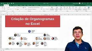 De graça no EXCEL  Como fazer Organograma no Excel [upl. by Jennee]