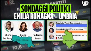 Sondaggi politici sulle Elezioni Regionali in Umbria e in Emilia Romagna [upl. by Addia]