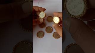 Make beutiful garland using coins shorts trending viral [upl. by Ahsekyt]