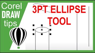 3Point Ellipse tool in CorelDRAW [upl. by Neenad785]